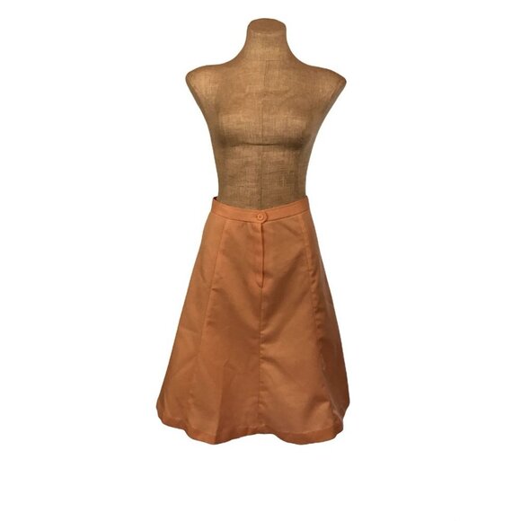 Vintage 1970s Pink Trumpet Skirt Herald House - Picture 8 of 9